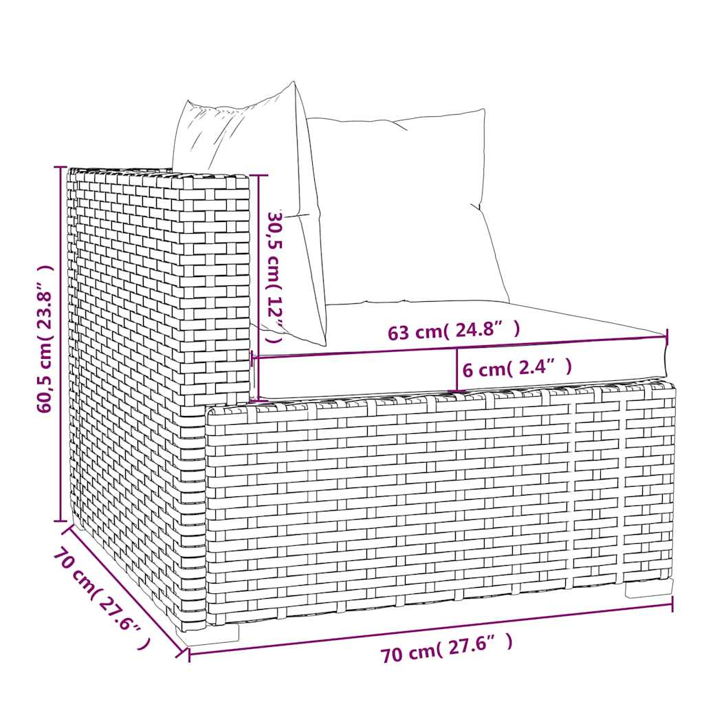 8720286986868_g_en_hd_10 vidaXL 10 Piece Garden Lounge Set with Cushions Poly Rattan Grey - Image 12