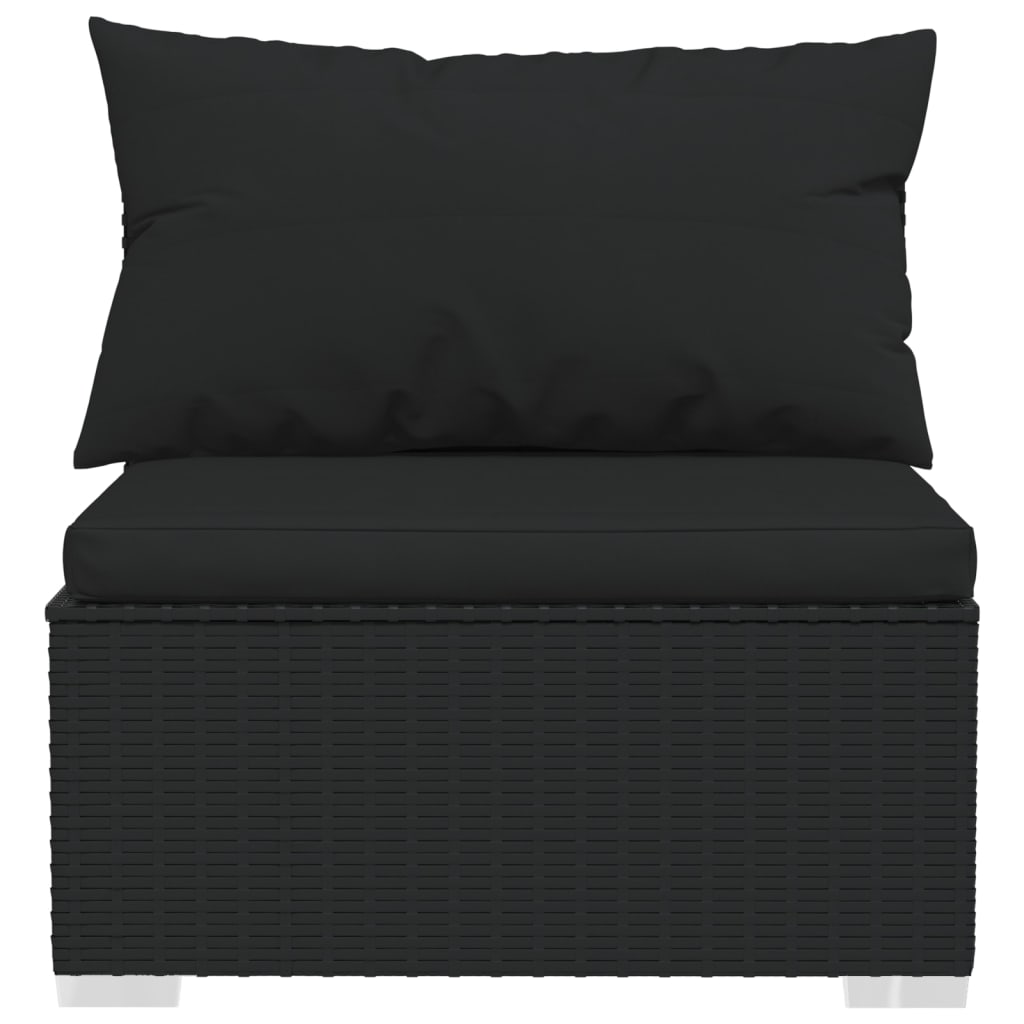 8720286987124_g_en_hd_2 vidaXL 10 Piece Garden Lounge Set with Cushions Black Poly Rattan - Image 4