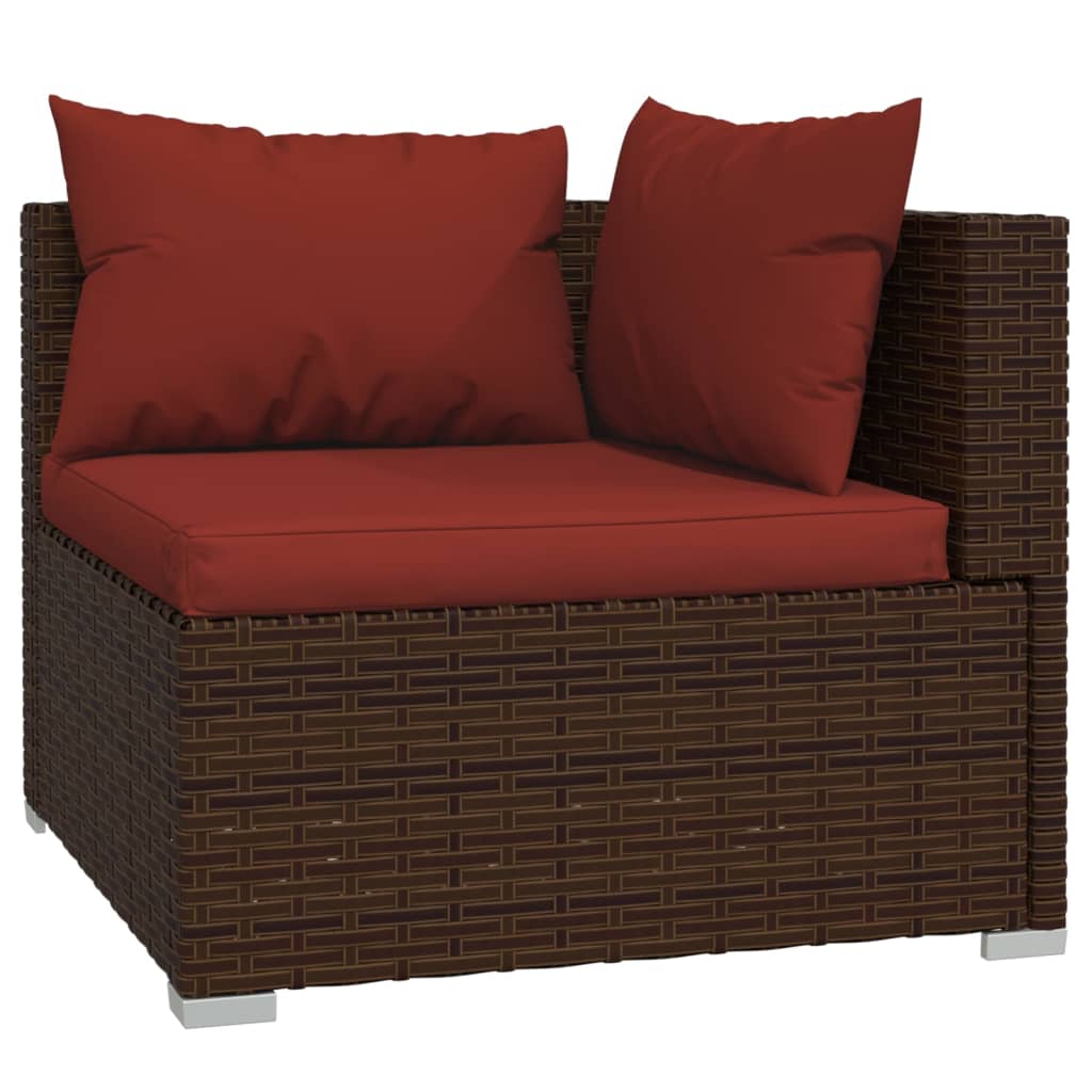 8720286987230_g_en_hd_3 vidaXL 10 Piece Garden Lounge Set with Cushions Brown Poly Rattan - Image 5