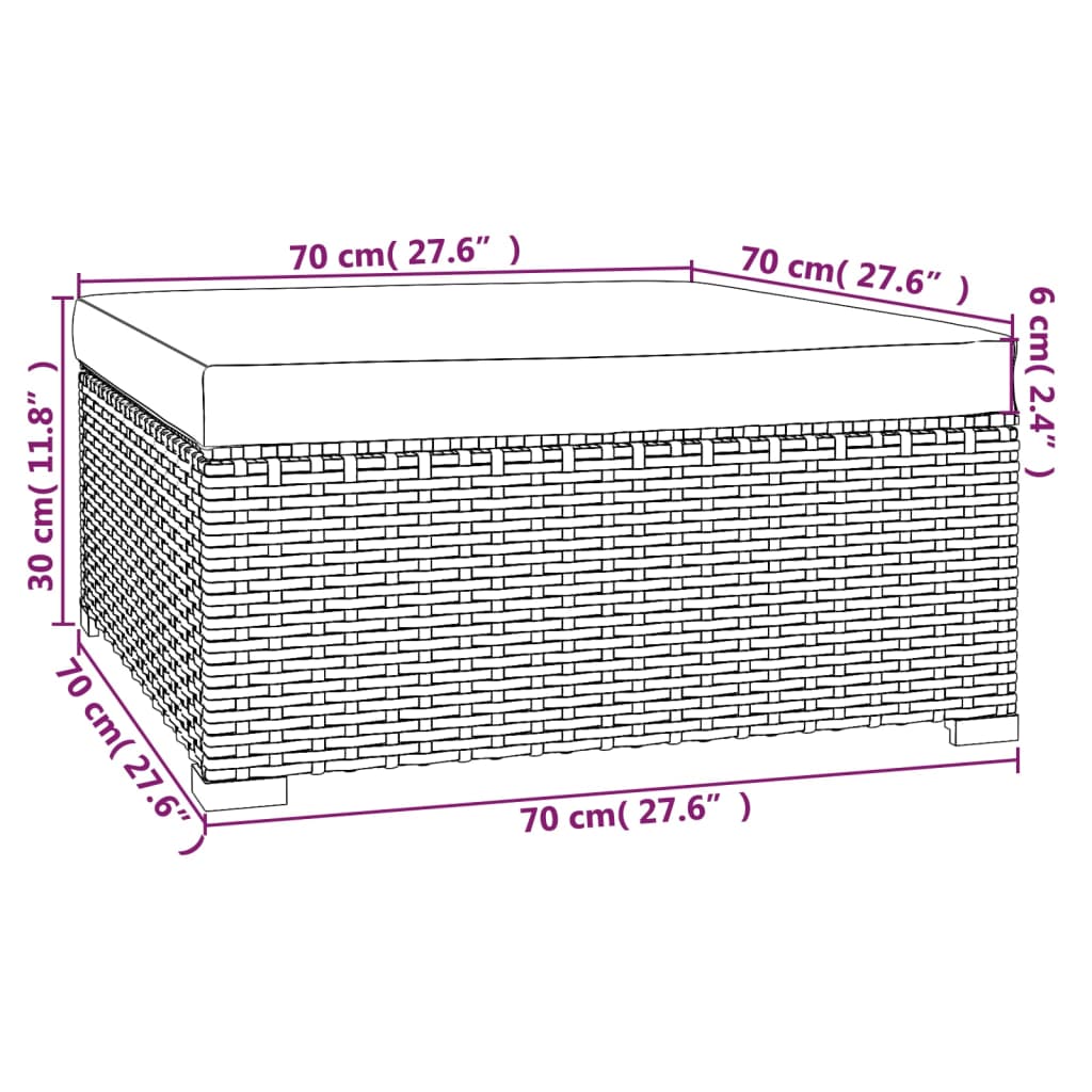 8720286987490_g_en_hd_10 vidaXL 10 Piece Garden Lounge Set with Cushions Grey Poly Rattan - Image 12