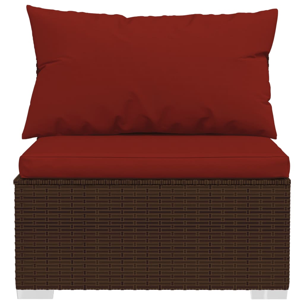 8720286987711_g_en_hd_2 vidaXL 10 Piece Garden Lounge Set with Cushions Brown Poly Rattan - Image 4