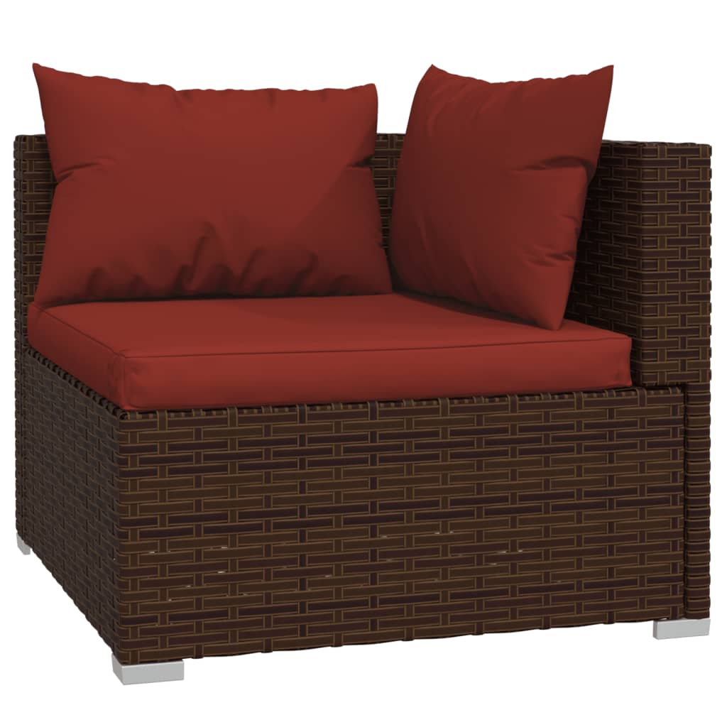 8720286987711_g_en_hd_3 vidaXL 10 Piece Garden Lounge Set with Cushions Brown Poly Rattan - Image 5