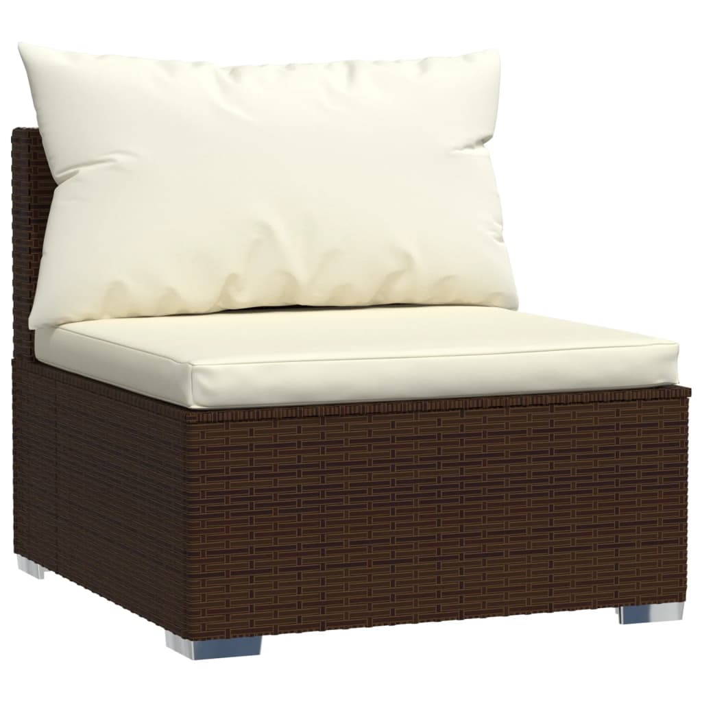 8720286991305_g_en_hd_2 vidaXL 10 Piece Garden Lounge Set with Cushions Brown Poly Rattan - Image 4