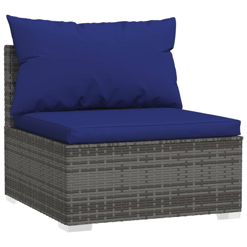 8720286991343_g_en_hd_2 vidaXL 10 Piece Garden Lounge Set with Cushions Grey Poly Rattan - Image 4