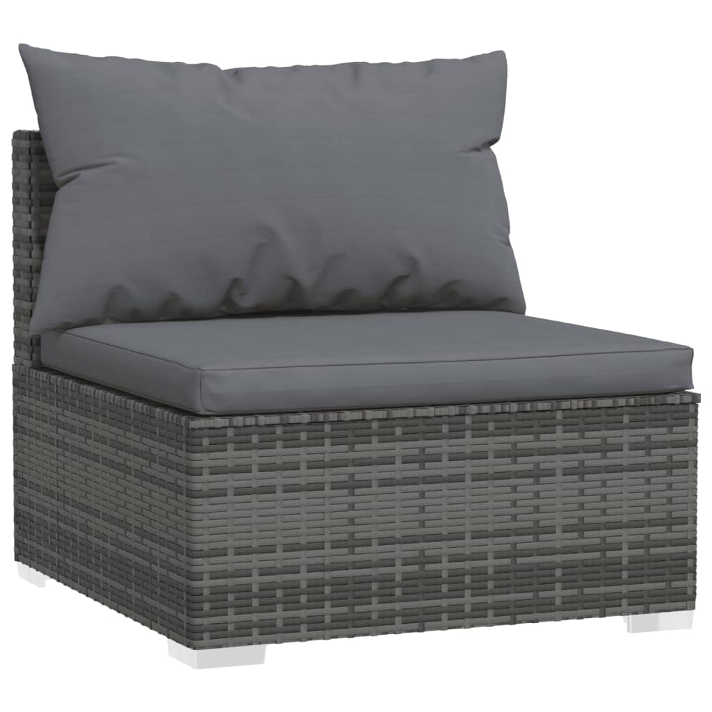 8720286992135_g_en_hd_2 vidaXL 10 Piece Garden Lounge Set with Cushions Grey Poly Rattan - Image 4