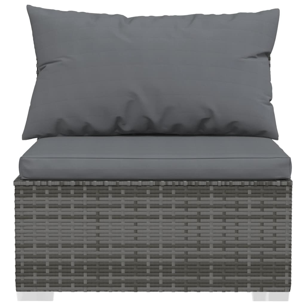 8720286993897_g_en_hd_4 vidaXL 10 Piece Garden Lounge Set with Cushions Poly Rattan Grey - Image 6