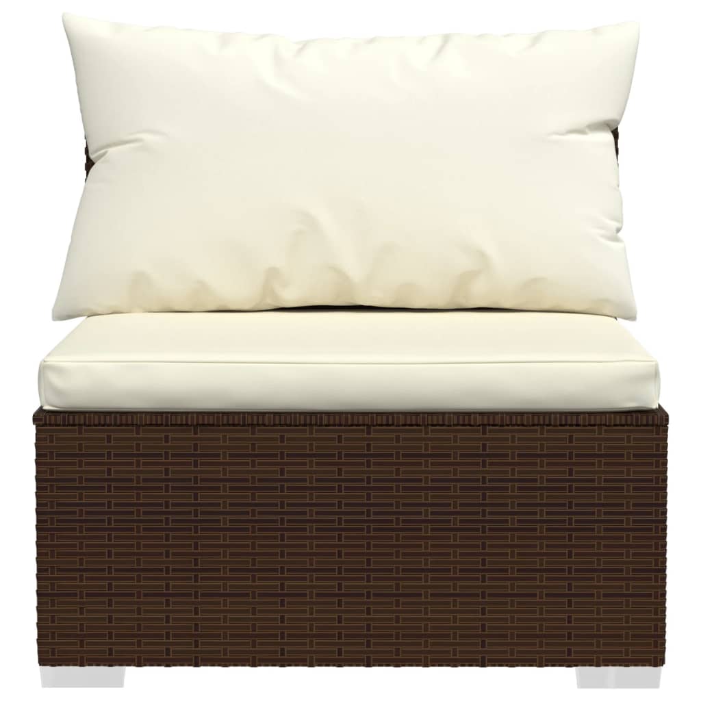 8720286994740_g_en_hd_4 vidaXL 10 Piece Garden Lounge Set with Cushions Poly Rattan Brown - Image 6
