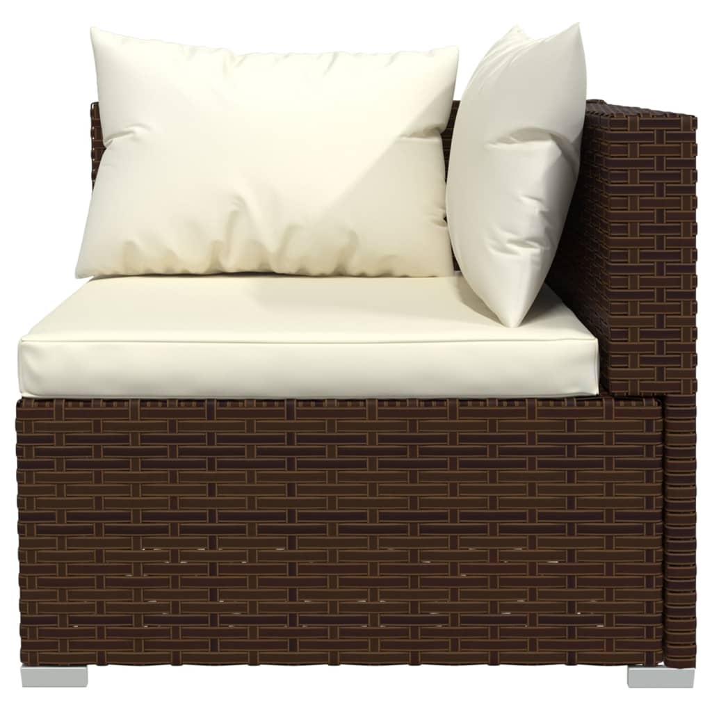 8720286996027_g_en_hd_2 vidaXL 13 Piece Garden Lounge Set with Cushions Brown Poly Rattan - Image 4
