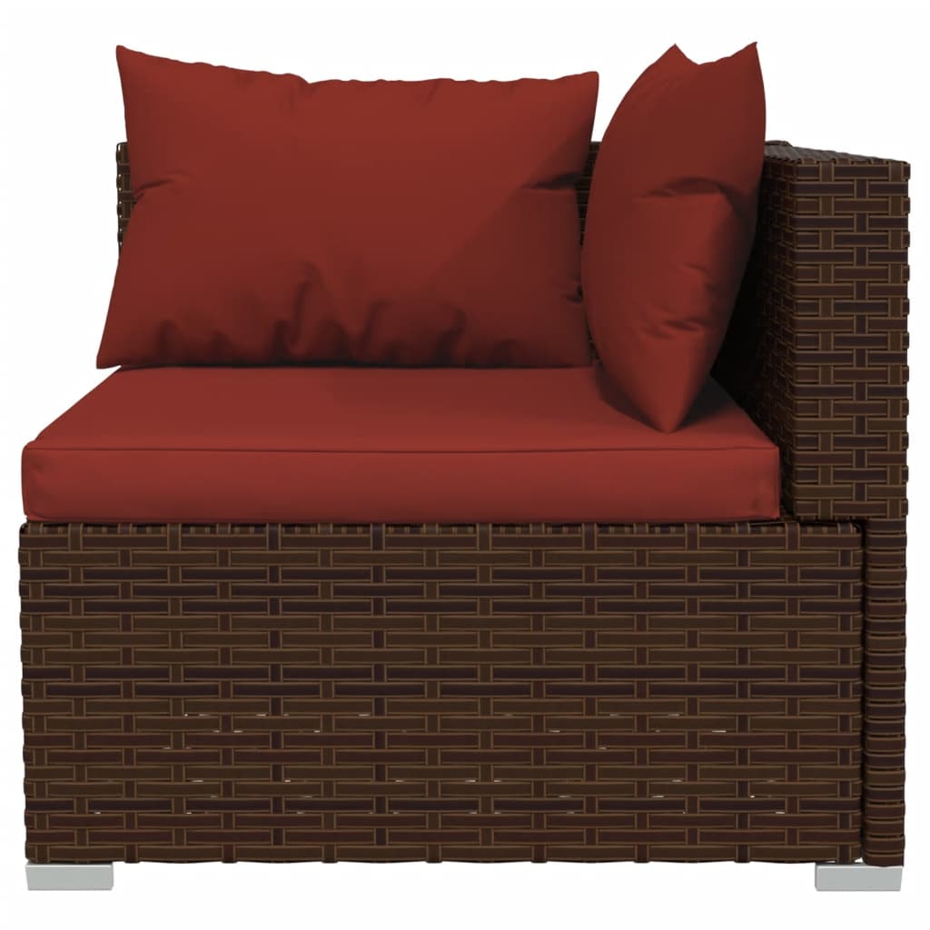 8720286996034_g_en_hd_2 vidaXL 13 Piece Garden Lounge Set with Cushions Brown Poly Rattan - Image 4