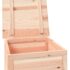 vidaXL Outdoor Cushion Box 50x50x56 cm Solid Wood Fir - Image 7