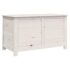 vidaXL Outdoor Cushion Box White 100x50x56 cm Solid Wood Fir - Image 2