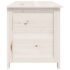 vidaXL Outdoor Cushion Box White 100x50x56 cm Solid Wood Fir - Image 5