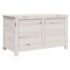 vidaXL Outdoor Cushion Box White 100x50x56 cm Solid Wood Fir - Image 6