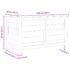 vidaXL Outdoor Cushion Box Anthracite 100x50x56 cm Solid Wood Fir - Image 8