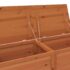 vidaXL Outdoor Cushion Box Brown 150x50x56 cm Solid Wood Fir - Image 7