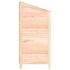 vidaXL Garden Shed 55x52x112 cm Solid Wood Fir - Image 5
