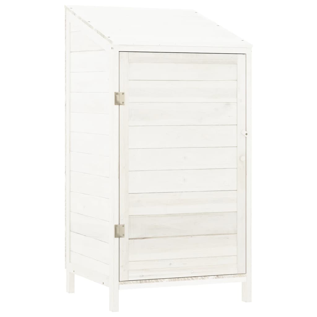 8720286996409_a_en_hd_1 vidaXL Garden Shed White 55x52x112 cm Solid Wood Fir - Image 2