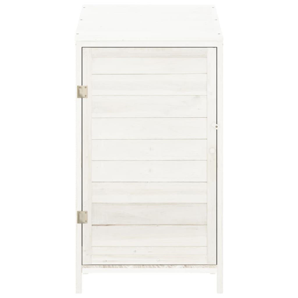 8720286996409_g_en_hd_1 vidaXL Garden Shed White 55x52x112 cm Solid Wood Fir - Image 3