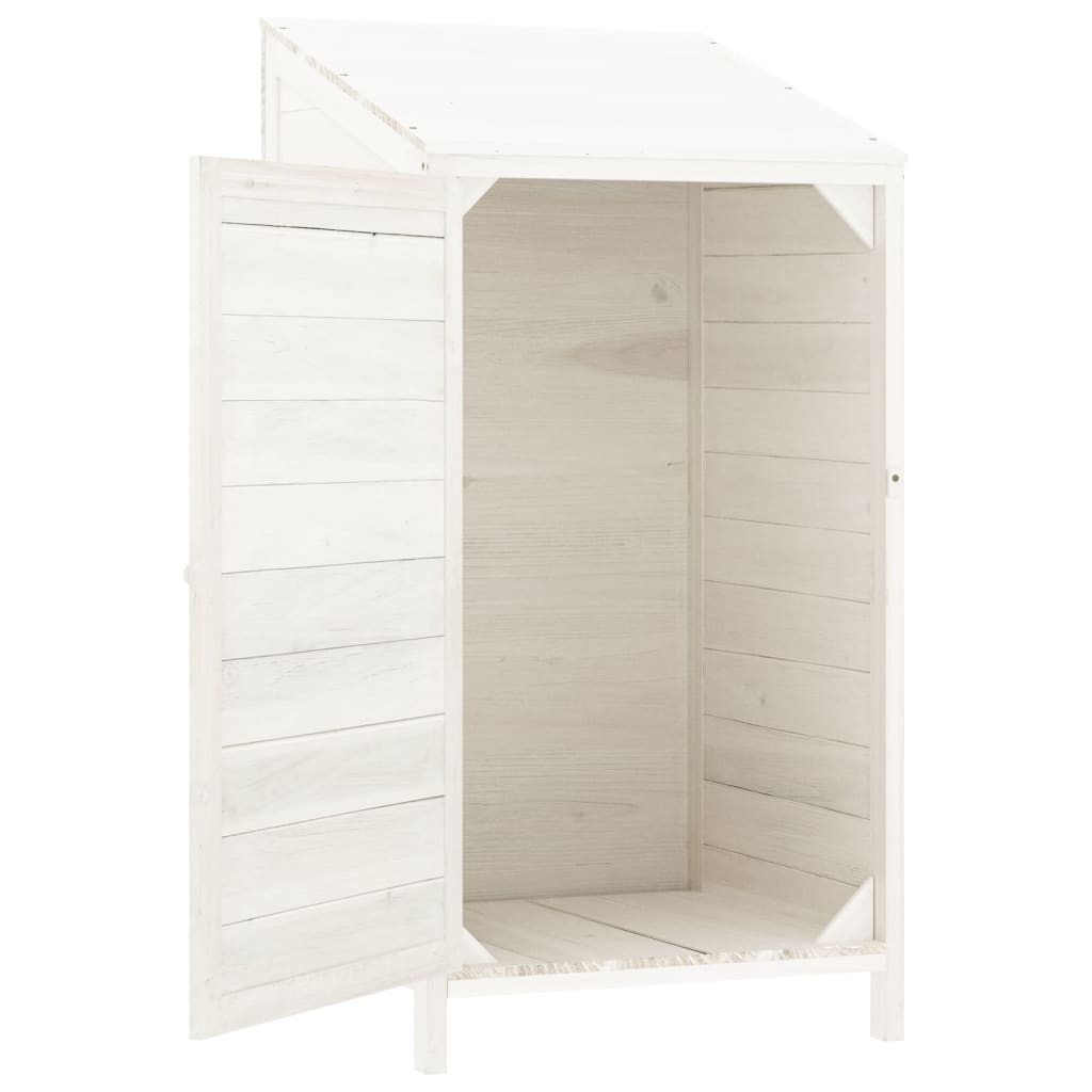 8720286996409_g_en_hd_2 vidaXL Garden Shed White 55x52x112 cm Solid Wood Fir - Image 4