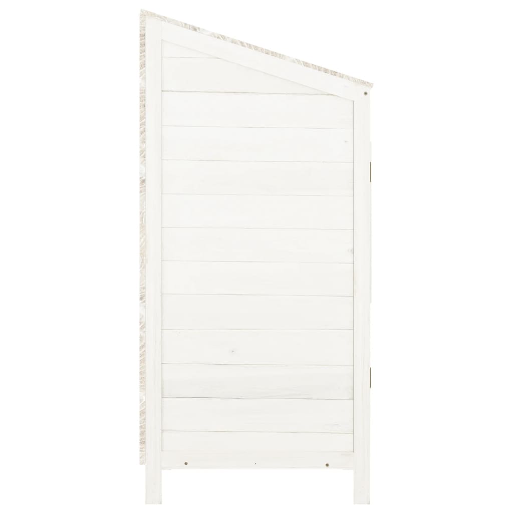 8720286996409_g_en_hd_3 vidaXL Garden Shed White 55x52x112 cm Solid Wood Fir - Image 5