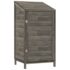 vidaXL Garden Shed Anthracite 55x52x112 cm Solid Wood Fir - Image 2