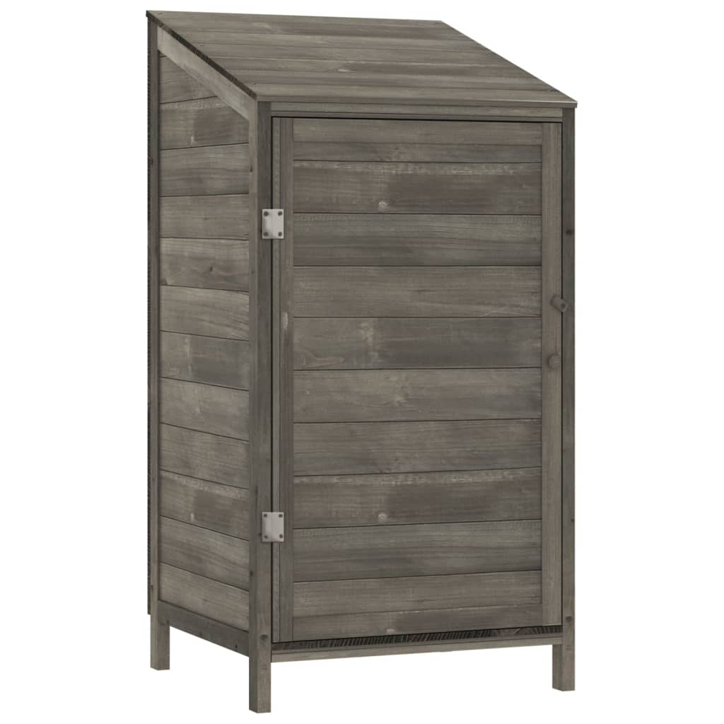 8720286996416_a_en_hd_1 vidaXL Garden Shed Anthracite 55x52x112 cm Solid Wood Fir - Image 2