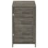 vidaXL Garden Shed Anthracite 55x52x112 cm Solid Wood Fir - Image 3