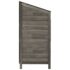 vidaXL Garden Shed Anthracite 55x52x112 cm Solid Wood Fir - Image 5