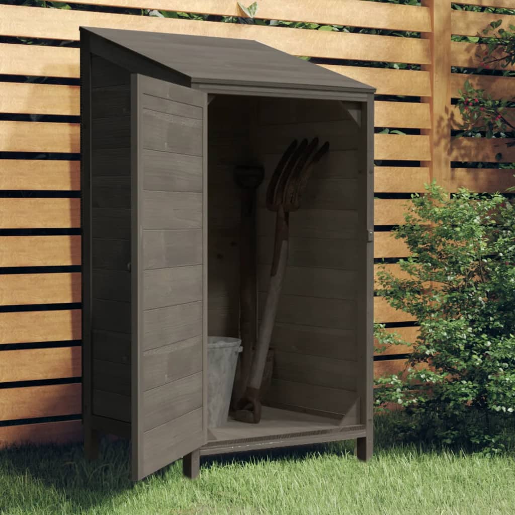 8720286996416_m_en_hd_1 vidaXL Garden Shed Anthracite 55x52x112 cm Solid Wood Fir - Image 1