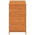 vidaXL Garden Shed Brown 55x52x112 cm Solid Wood Fir - Image 3