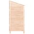 vidaXL Garden Shed 102x52x112 cm Solid Wood Fir - Image 5