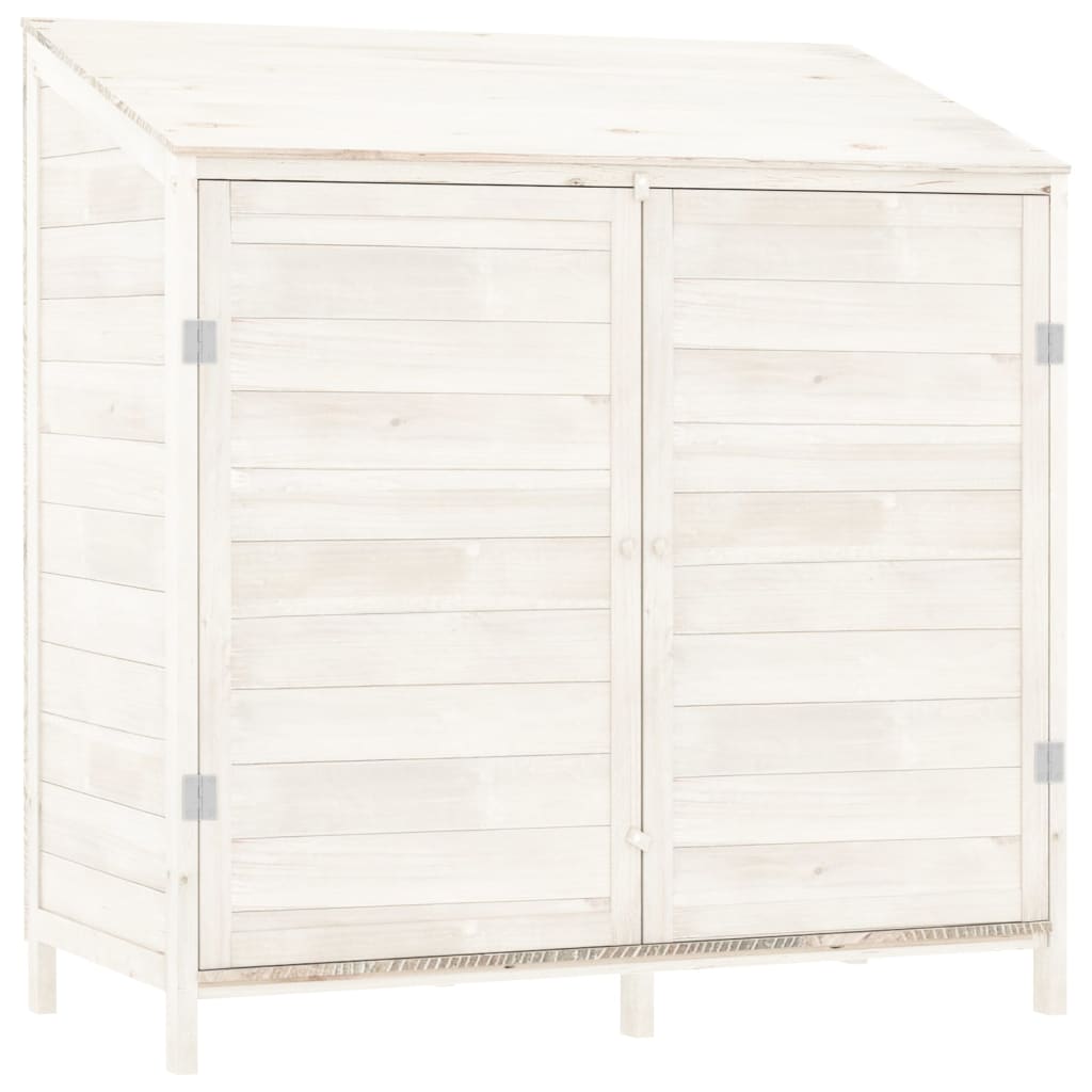 8720286996447_a_en_hd_1 vidaXL Garden Shed White 102x52x112 cm Solid Wood Fir - Image 2