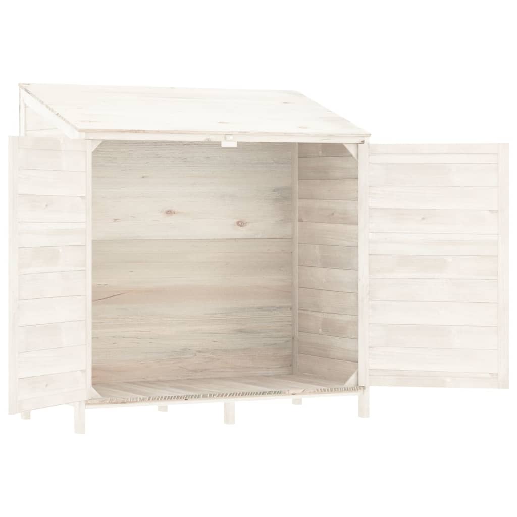 8720286996447_g_en_hd_2 vidaXL Garden Shed White 102x52x112 cm Solid Wood Fir - Image 4