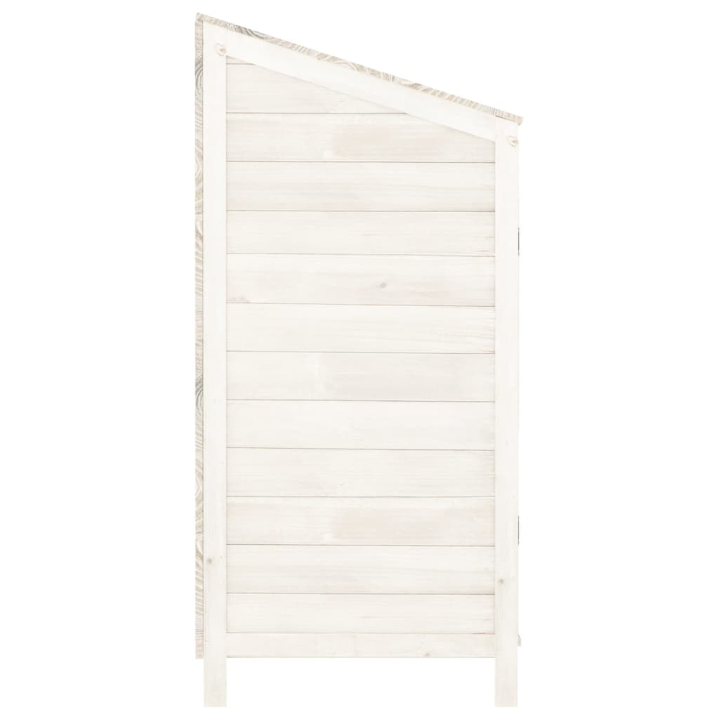 8720286996447_g_en_hd_3 vidaXL Garden Shed White 102x52x112 cm Solid Wood Fir - Image 5