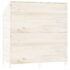 vidaXL Garden Shed White 102x52x112 cm Solid Wood Fir - Image 6