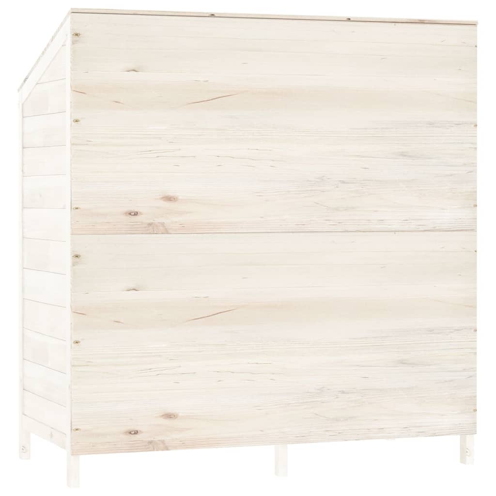 8720286996447_g_en_hd_4 vidaXL Garden Shed White 102x52x112 cm Solid Wood Fir - Image 6