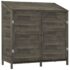 vidaXL Garden Shed Anthracite 102x52x112 cm Solid Wood Fir - Image 2