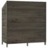 vidaXL Garden Shed Anthracite 102x52x112 cm Solid Wood Fir - Image 6