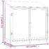vidaXL Garden Shed Anthracite 102x52x112 cm Solid Wood Fir - Image 7
