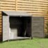 vidaXL Garden Shed Anthracite 102x52x112 cm Solid Wood Fir