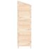 vidaXL Garden Shed 55x52x174.5 cm Solid Wood Fir - Image 5