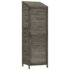 vidaXL Garden Shed Anthracite 55x52x174.5 cm Solid Wood Fir - Image 2
