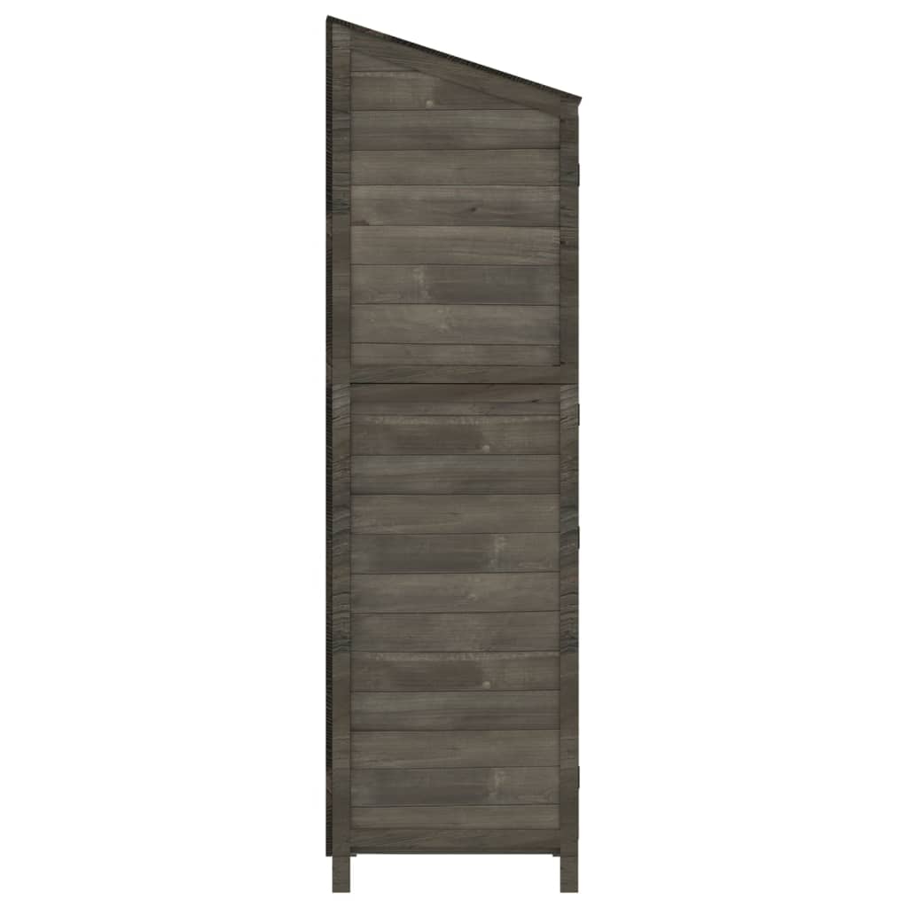 8720286996492_g_en_hd_3 vidaXL Garden Shed Anthracite 55x52x174.5 cm Solid Wood Fir - Image 5