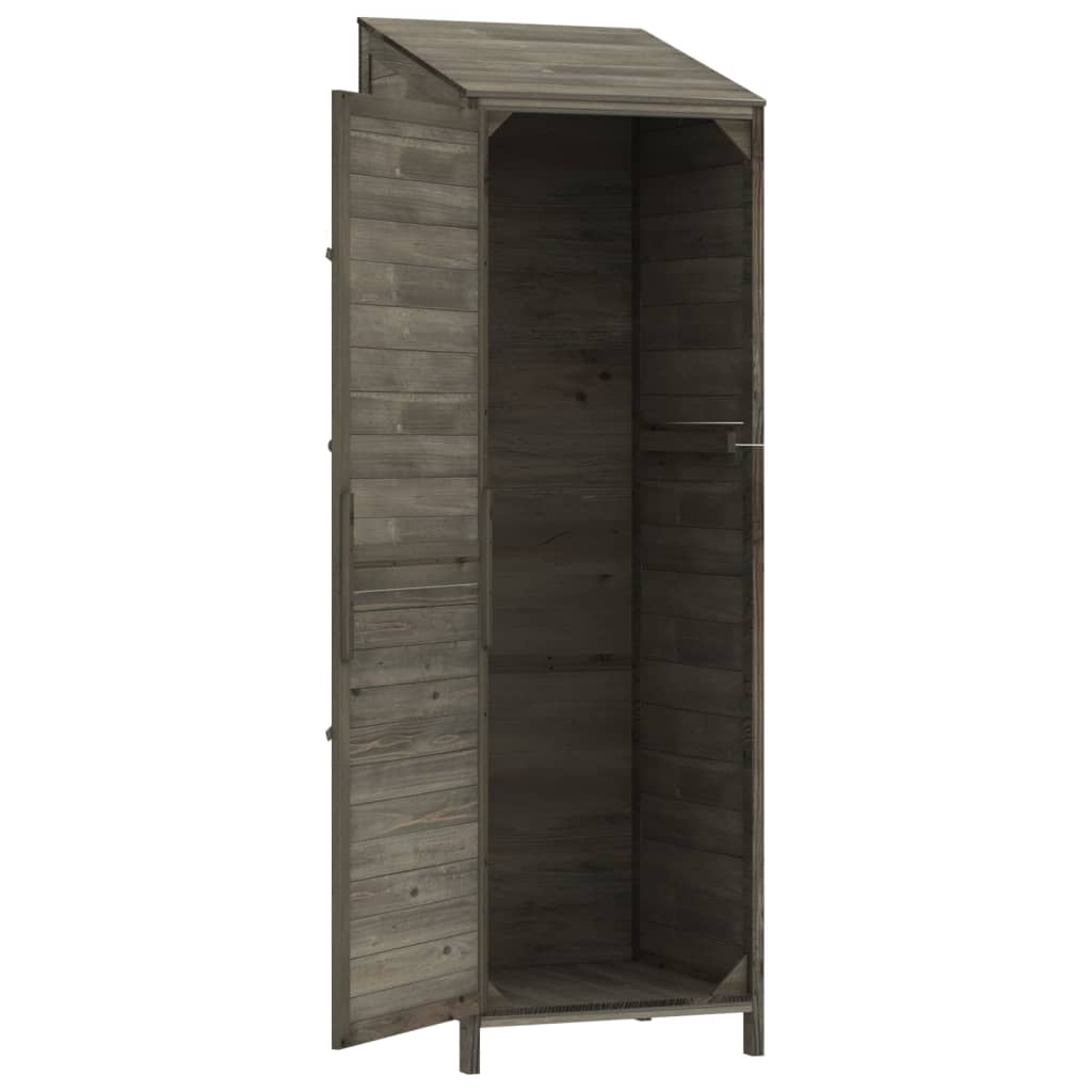 8720286996492_g_en_hd_5 vidaXL Garden Shed Anthracite 55x52x174.5 cm Solid Wood Fir - Image 7