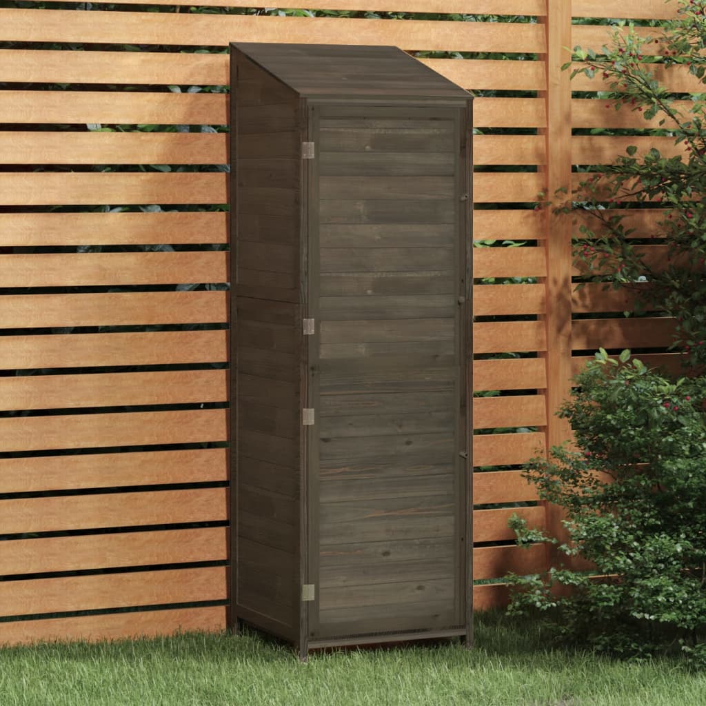 8720286996492_m_en_hd_1 vidaXL Garden Shed Anthracite 55x52x174.5 cm Solid Wood Fir - Image 1
