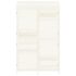 vidaXL Garden Shed White 102x52x174.5 cm Solid Wood Fir - Image 4
