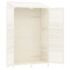 vidaXL Garden Shed White 102x52x174.5 cm Solid Wood Fir - Image 7