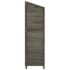 vidaXL Garden Shed Anthracite 102x52x174.5 cm Solid Wood Fir - Image 5