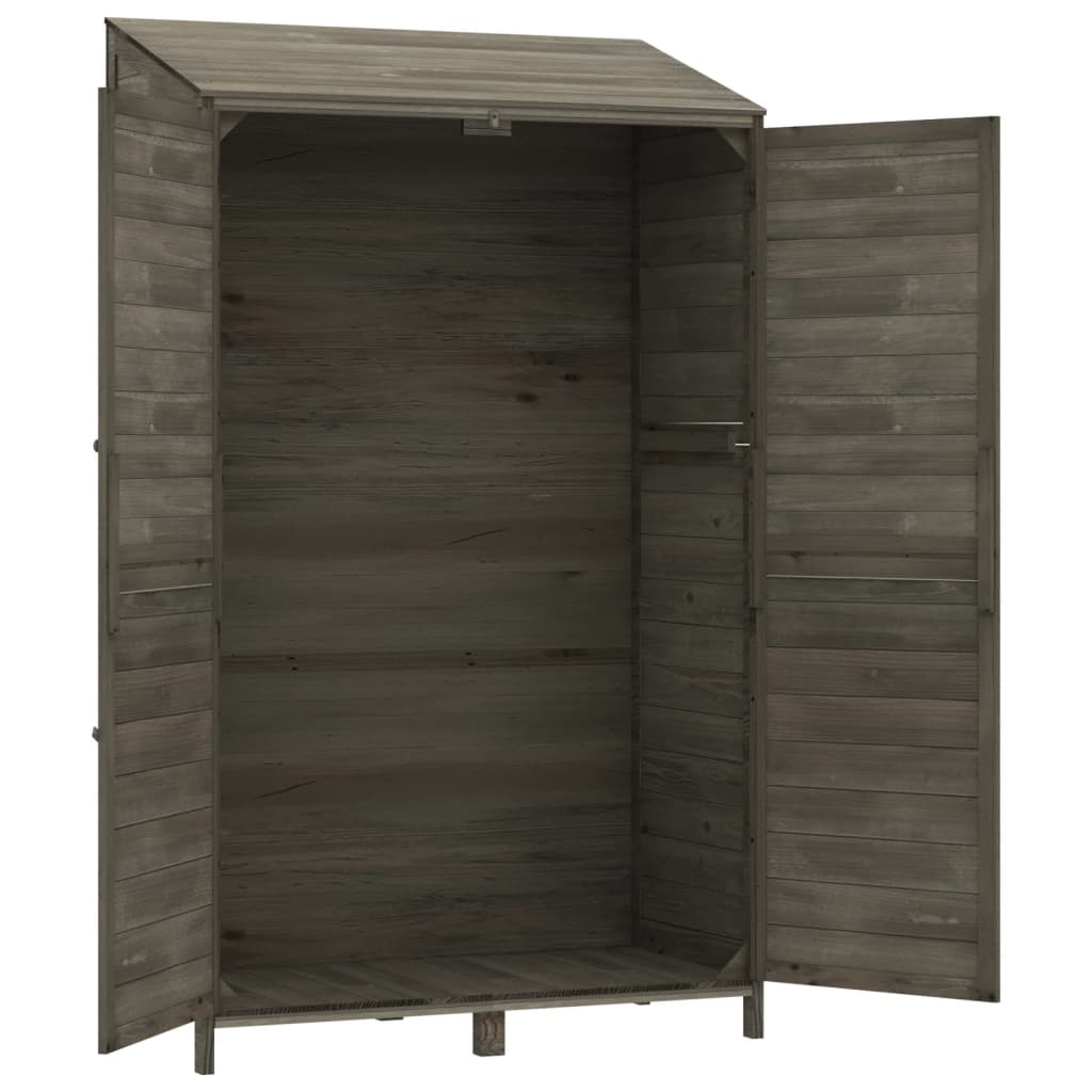 8720286996539_g_en_hd_5 vidaXL Garden Shed Anthracite 102x52x174.5 cm Solid Wood Fir - Image 7