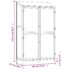 vidaXL Garden Shed Anthracite 102x52x174.5 cm Solid Wood Fir - Image 8